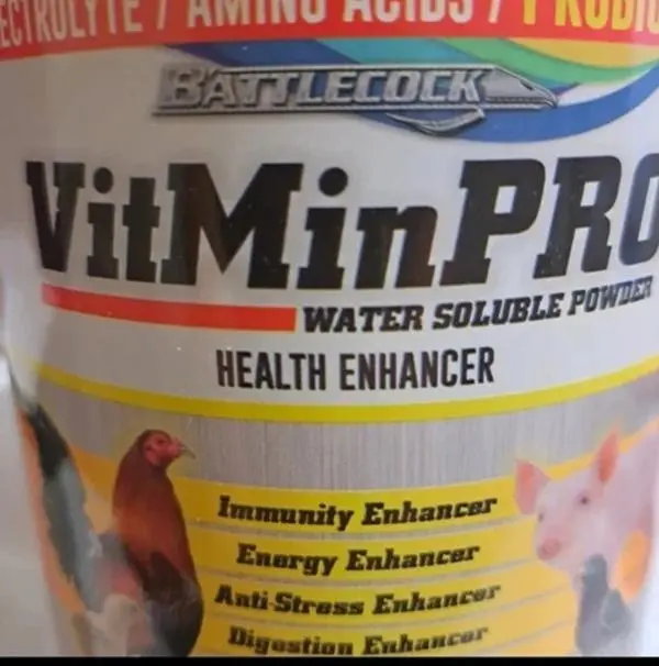 poultry VitMin Pro Water Soluble Powder Multi Vitamins Minerals Probiotics 1 Kg Jar