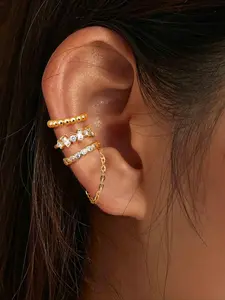 Ear Cuff Earrings for Women, Statement Earrings, Non-Piercing Clip-On Design, Elegant Cartilage Jewelry, Perfect for Daily Wear & Gifts