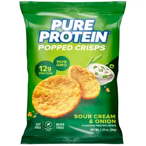 Pure Protein Sour Cream & Onion Popped Crisps