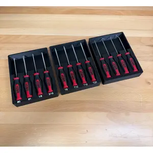 Mini Icon Tool Organizer Trio – Pick & Hook, Screwdriver And Torx Sets | Choose Individually Or Bundle + Save