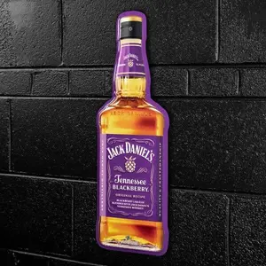 Jack Daniel’s Blackberry Bottle Tin Sign