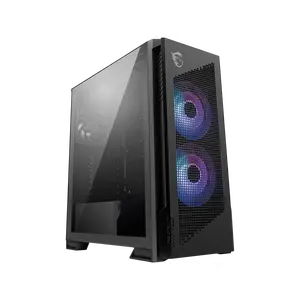 MSI Black Mid-Tower MPG VELOX 300R AIRFLOW PZ / WHITE Case (Computer Cases - ATX Form)