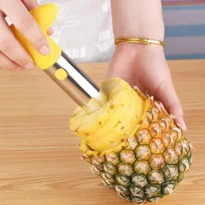 Multi-purpose Pineapple Corer, 1 Count Stainless Steel Pineapple Cutter, Fruit Core Remover For Kitchen