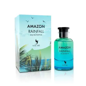 Volare Amazon Rainfall Eau de Parfum Spray for Women 100 ml - Floral Niche Fragrance - New Condition, Unused & Original Packaging - UAE Natural Green