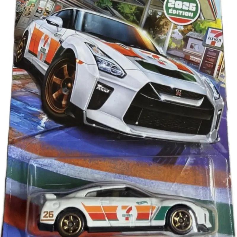 Hot Wheels 2026 -2017 Nissan GT-R(R35) 7ELEVEN EXCLUSIVE EDITION