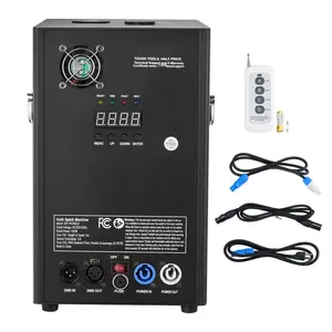 Cold Spark Firework Machine 700W With Adjustable Spark Output And Throw Distance 6.6-16.4ft For Stage DJ Wedding And Events Safe For Indoor Outdoor Use, Easy Setup, Low Noise, High Performance Pyrotechnic Alternative For Lighting