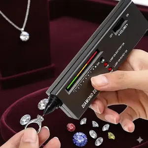 Portable Diamond Tester Pen Detector Jewelry Tool Detects Real or Fake Diamonds Jade Crystal Gemstone Hardness Testing Kit