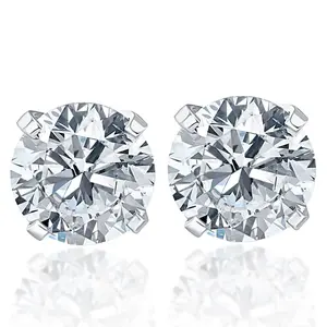3/8Ct Round Brilliant Cut Diamond Stud Earrings in 14K Classic Setting 3/8Ct Round Brilliant Cut Diamond Stud Earrings in 14K Classic Setting