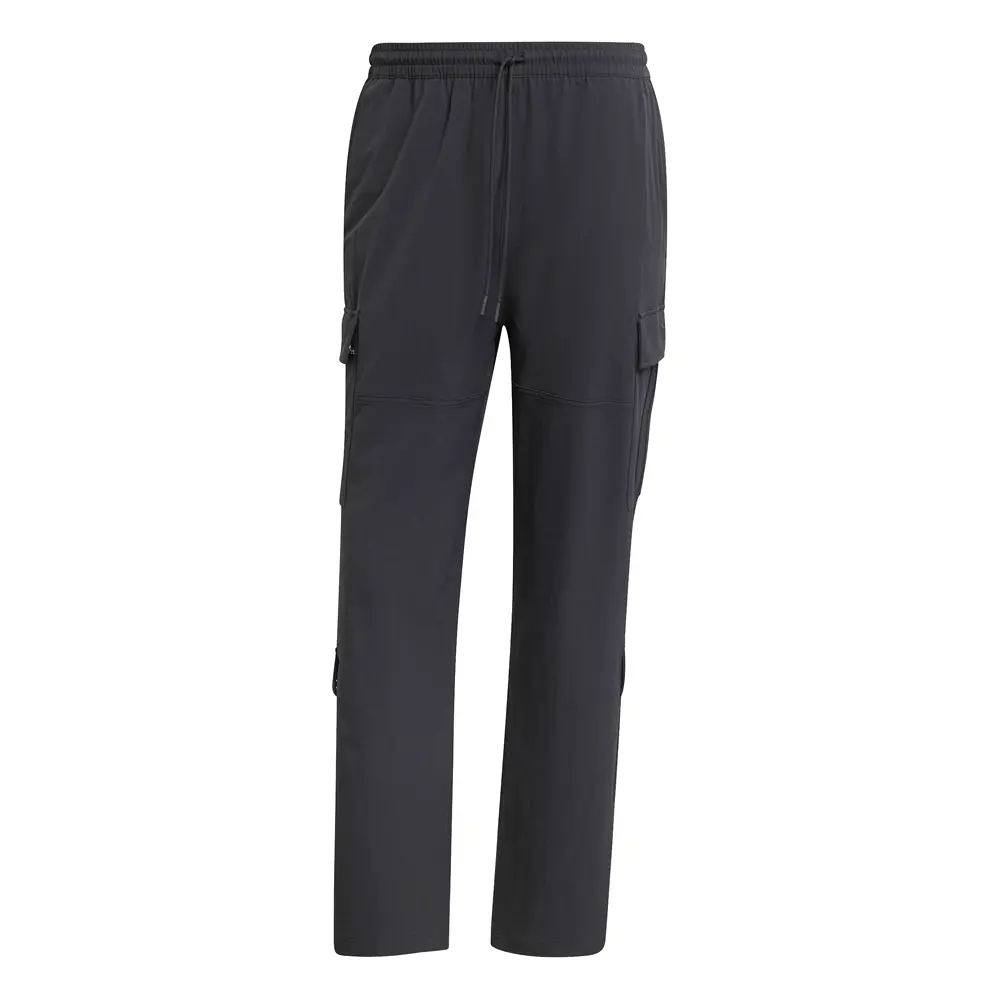 adidas Mens Quad Cargo Trousers Casual - Black