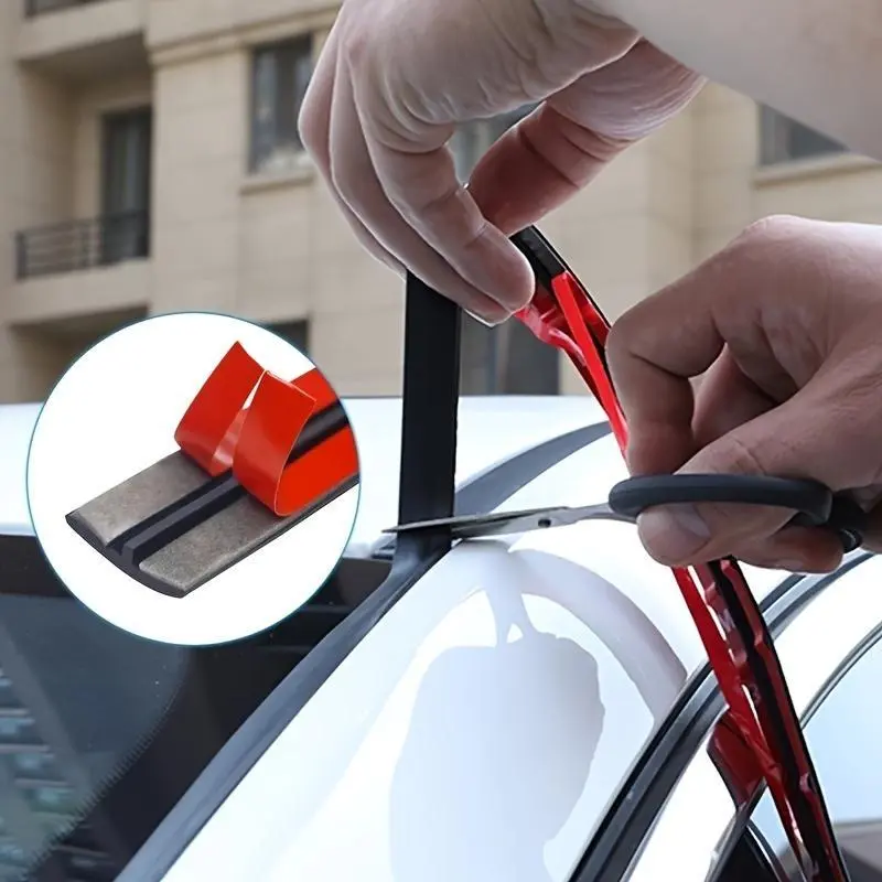 78.74-Inch Rubber T-Shaped Windproof Glass Seal Replacement - Auto Windows Waterproof, Soundproof, Dustproof, Suitable for Front and Front Doors, Automotive Interiors, Waterproof Seals | T-Shaped Design | Rubber Seals, Automotive Seals, Car Parts