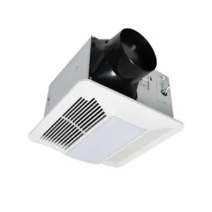 Awoco Bathroom Exhaust Fan with LED Light, Ultra-Quiet 0.9 Sone, Bathroom Ceiling Fan with duct size 6 Inch, ETL Certified Ventilation Fan