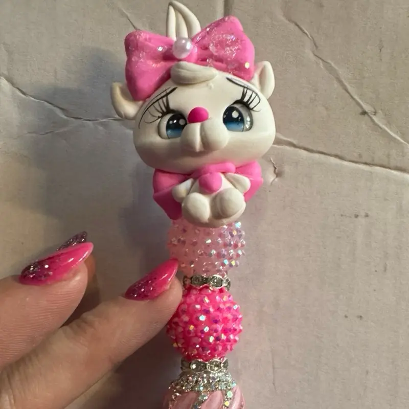 Custom crafted Clay Topper Rhinestone