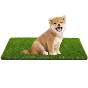 Artificial Grass Mat Professional Dog Potty Training Rug with Drainage System for Outdoor Patio Lawn Decoration Easy to Clean Replacement Turf