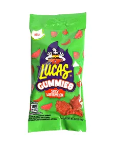 Lucas Gummies - Spicy Watwermelon or Spicy Mango - 70 grams - 2.47 oz - Product of Mexico