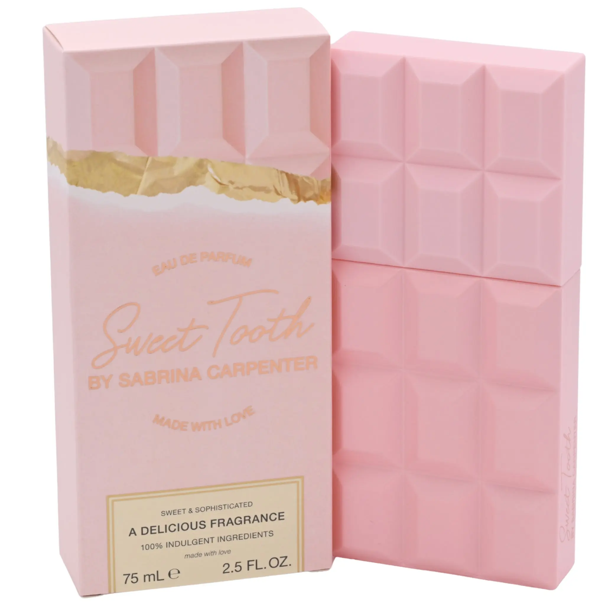 Sweet Tooth by Sabrina Carpenter Women's EDP Perfume, 2.5 oz, New in Box, Irresistible Indulgent Mix with Chantilly Cream, Ginger & Chocolate Marshmallow