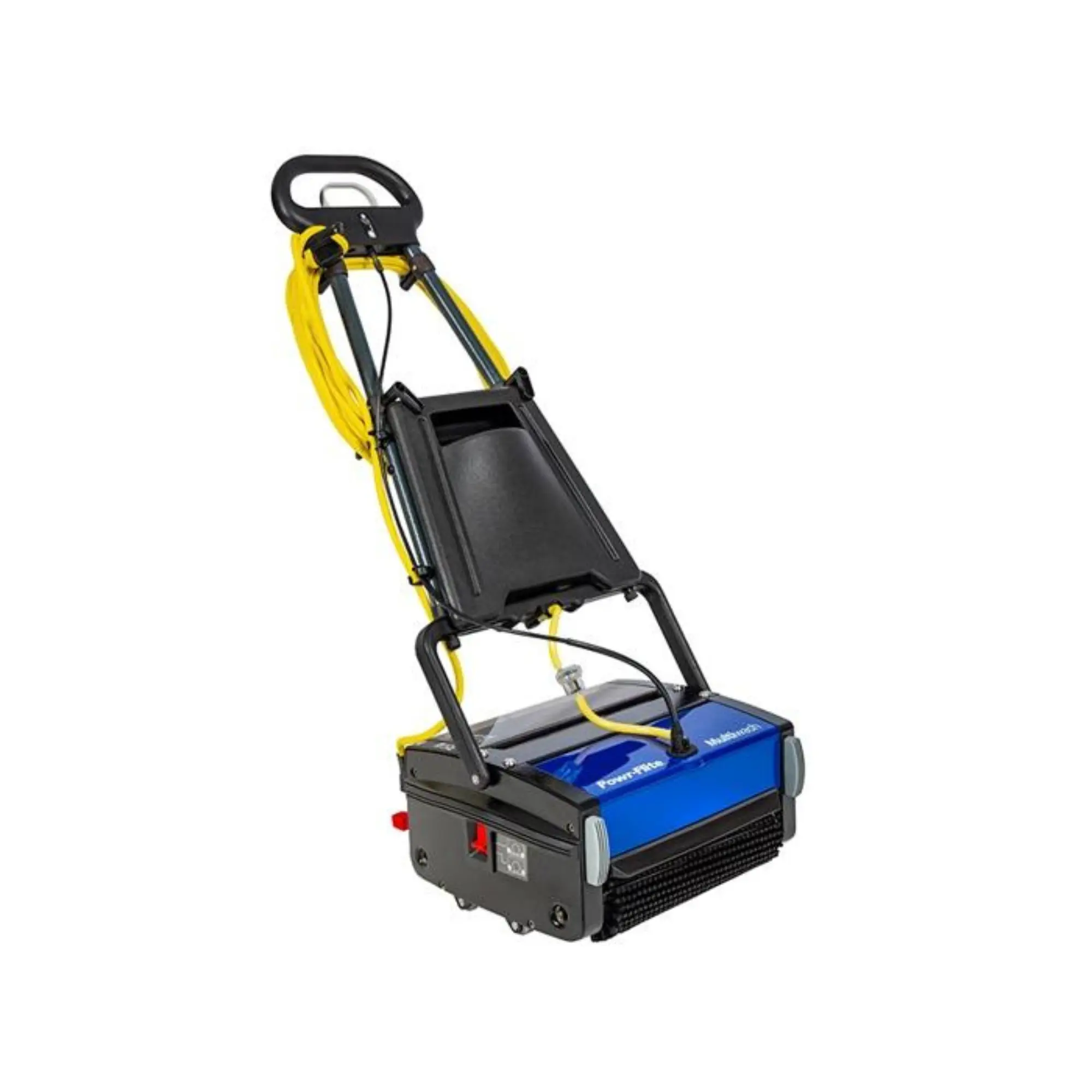 Powr-Flite Multiwash XL 18" Corded Multifunctional Floor Scrubber - 650 rpm Counter-Rotating Brush, 750W Energy Efficient, Removable Tanks, 1 Year Parts and Labor, Tool for Multiple Floors Home Care