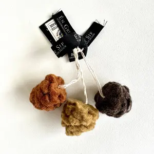 Gry & Sif Felt Pinecones Ornaments, Set of 3