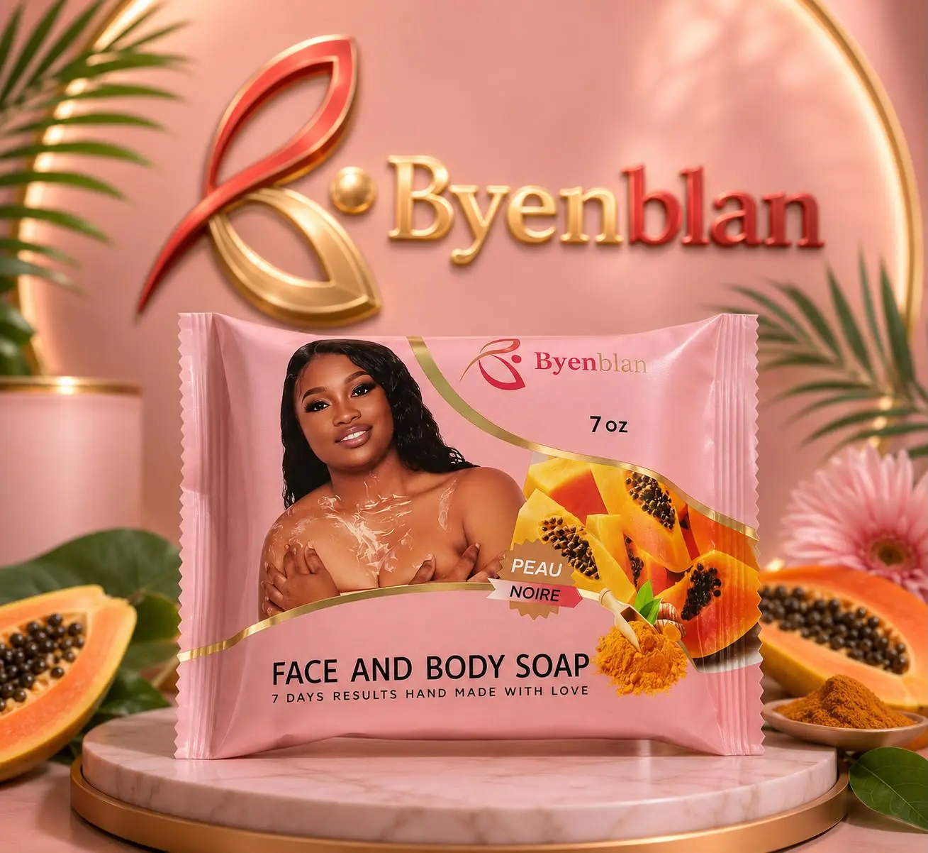 Beccy Store, ByenNwa Face & Body Bar Soap 7 oz