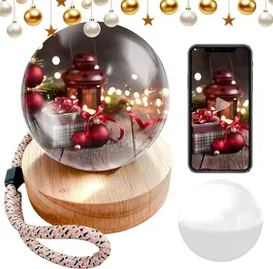 Aura Sphere 2.7" Digital WiFi Memory Display Electronic Crystal Ball Gift for Mothers Family Holidays Pregnancies Anniversaries Birthdays Christmas Weddings Pet Memoria