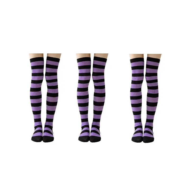 Black purple*3 pairs