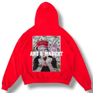 Art & Market 'Make Art Great Again' Hoodie (Red)