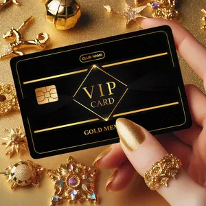 1 Set 2 Pcs Different Color Business VIP Bank Card Stickers Self-Adhesive Durable Scratch Proof Anti-Slip Fingerprint PVC Material Suitable for Credit Card Transportation Card Debit Card Key Protectio