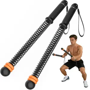 Portable Ropeless Battle Ropes, Adjustable Weights Cordless Battle Ropes for Home Gym with Storage Bag, Weighted Exercise Equipment for Low-Impact Workout, Strength & HIIT, for Men & Women,Portable Home Gym Fitness Equipment for HIIT