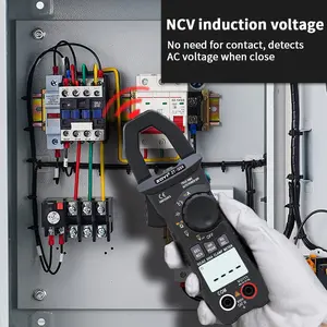 ZT-QS9 High Precision Digital Clamp Meter, Smart Anti-Burn Electrical Tester, Voltage Capacitance Resistance Measurement Tool