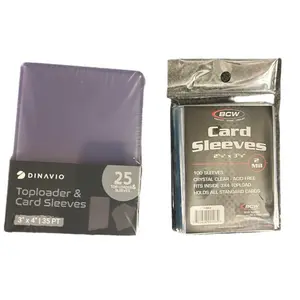 Penny Sleeves and Top loaders - 125 penny sleeves and 25 35pt top loaders