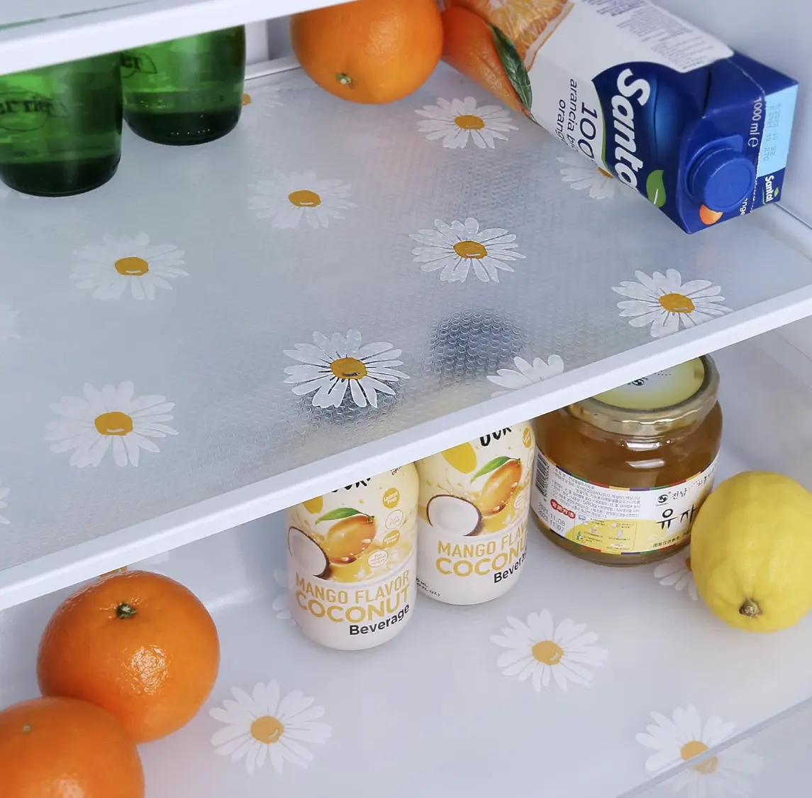 9-Pack Refrigerator Liners, Waterproof and Washable Refrigerator Liners, 17.7" x 11.8" Non-Slip Refrigerator Shelf Liners, BPA Free, Suitable for Refrigerator Glass Shelves, Cabinets, Drawers, Freezers