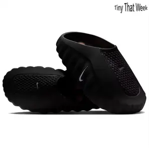 Sleek Charcoal Open-Toe Mules with Ergonomic Arch Support – Flexible Rubber Outsole, Cushioned Insole & Breathable Mesh Lining, Stylish Lounge Slippers Ideal for Daily Wear & Light Outdoor Use