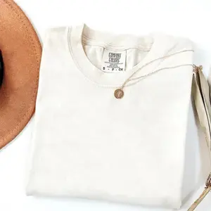 Comfort Colors Blank T-Shirt, Soft Cotton Unisex Crewneck, Relaxed Casual Fit for Men & Women, Ideal Gift, Available in S to 3XL