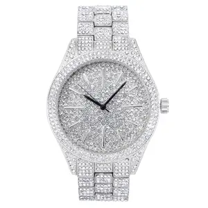 42mm Round Bezel Watch – Quartz Movement, Metal Strap
