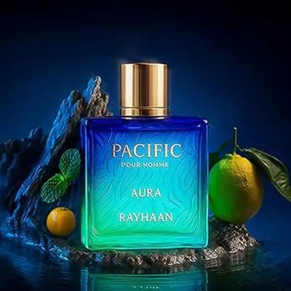 Pacific Aura by Rayhaan 3.4oz EDP Spray for MEN
