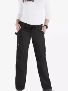 koi Classics Lindsey Women's 7-Pocket STRETCH Low Rise Cargo Scrub Pants