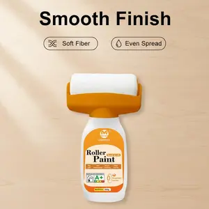 Home Renovation Essential Roller Paint for Quick Clean Wall Repairs, Easy Application, Durable Finish, Perfect for Home Improvement Projects