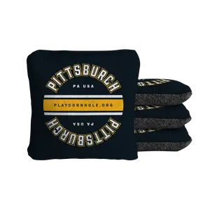 Pittsburgh Football Gameday Vintage Synergy Soft Cornhole Bags