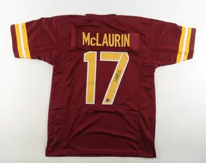 Terry McLaurin Autographed Hand Signed Custom Washington Commanders Jersey - Beckett COA