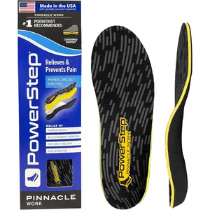 Work Insoles with Arch Support for Pronation Ideal for Men and Women Footwear Shoe