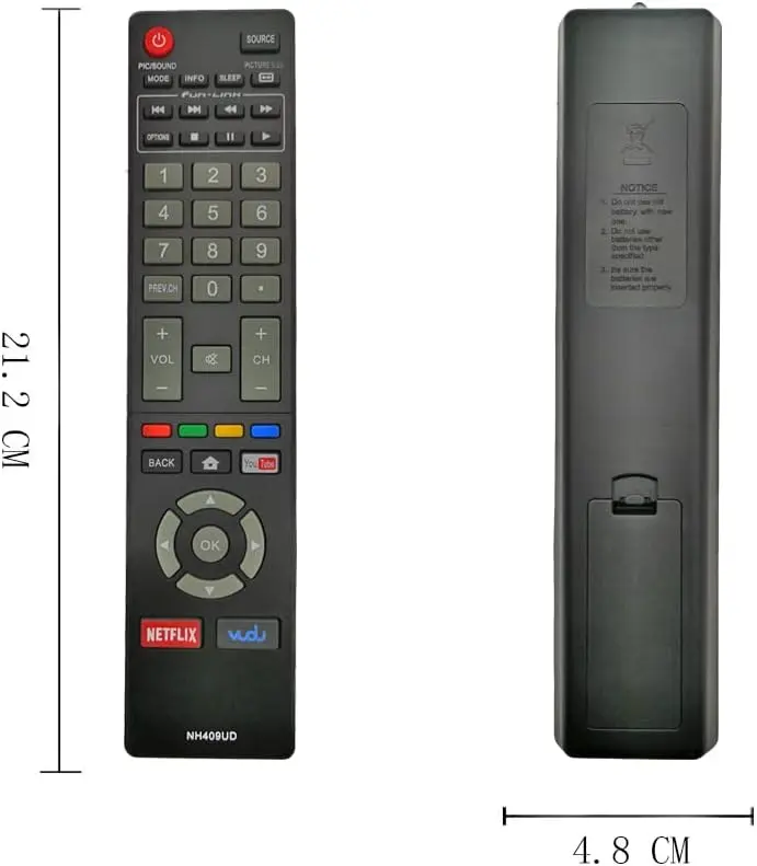 New Remote Control NH409UD For Magnavox LED LCD TV 55MV314X 50MV314X 43MV314X