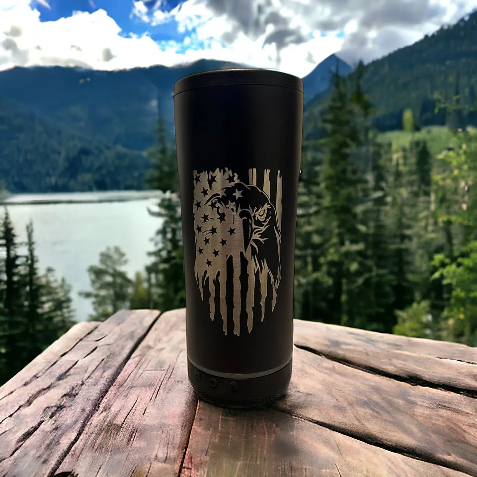 American Eagle Bump'n Brew Speaker Can Cooler