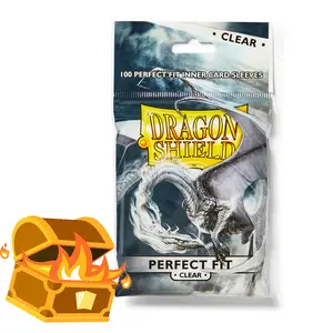 Dragon Shield Sleeves: Perfect Fit Standard - Clear 100CT