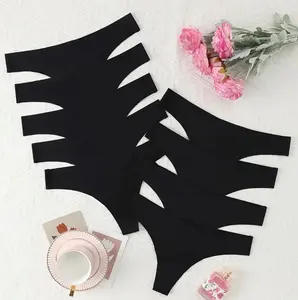 BLACK SOLID SEAMLESS THONG 1 for $5.95 Clothing Comfort