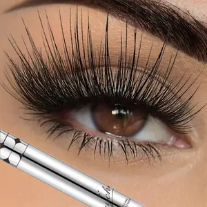 3D Beauty Mascara for Lengthening and Curling, Waterproof Eye Makeup, Long-Lasting and Smudgeproof Formula for All Skin Types