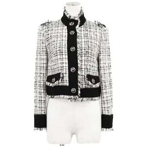 Pre-owned DOLCE & GABBANA Tweed Small Leather Goods Dolce&Gabbana Alpaca Mohair Wool Blend Jacket