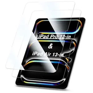[2 Pack] Fintie Screen Protector for iPad Pro 13 (M5/M4 Chip) & iPad Air 13 (M4/M3/M2 Chip), 13" iPad Tempered Glass Screen Protector