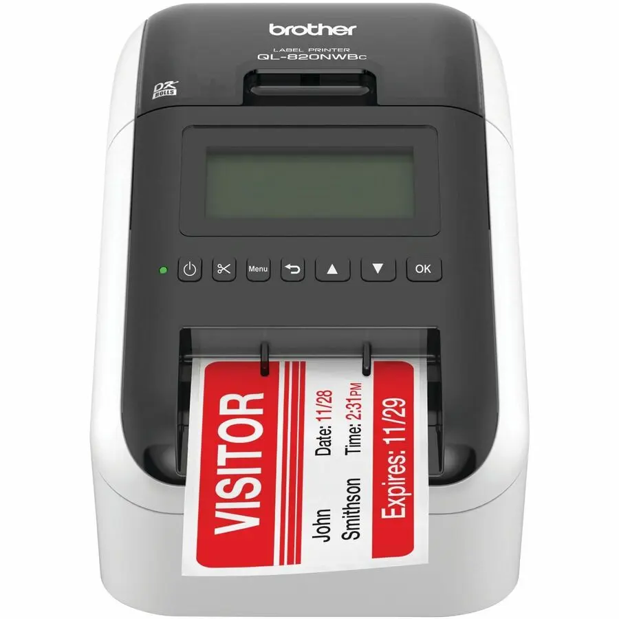 Brother QL-820NWBC Desktop Direct Thermal Printer Two-color Label Print