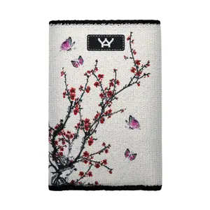 Yay Novelty 1330 Men's Slim Wallet - Oriental Butterfly, Durable Stylish RFID Blocking Front Pocket Men's Wallet, Durable Wallet, Stylish Wallet