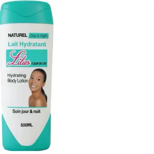 Naturel Lait Hydratant Lilies Tleur de Lys Hydrating Body Lotion Soin Jour & Nuit 500ML