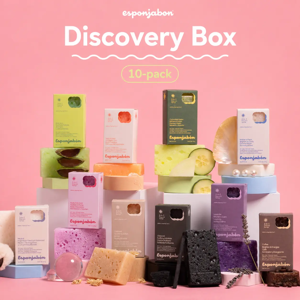 Esponjabon Discovery Box 10-pack Bundle